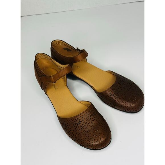 Easy Spirit Denita Hook & Loop Strap Mary Jane Pumps arc support comfy Heels 9.5 - Picture 5 of 8
